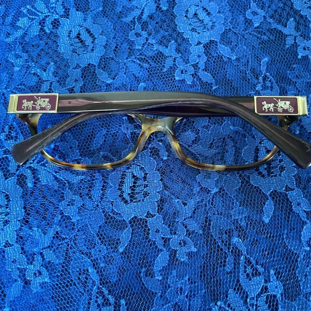 COACH Tortoise Shell Eyeglasses Frame, 52/15/135